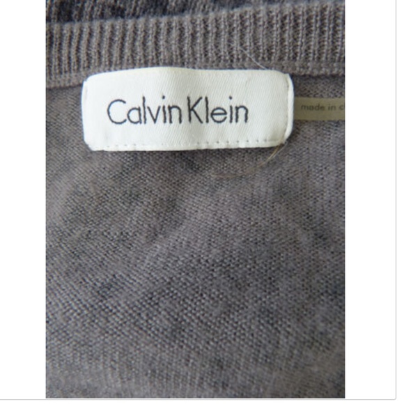 Calvin Klein Gray Animal Print  Sweater XS-S - Picture 6 of 8